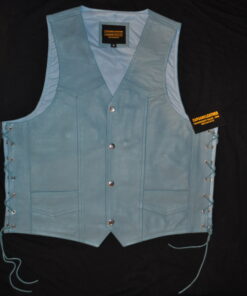 official color blue knights vest