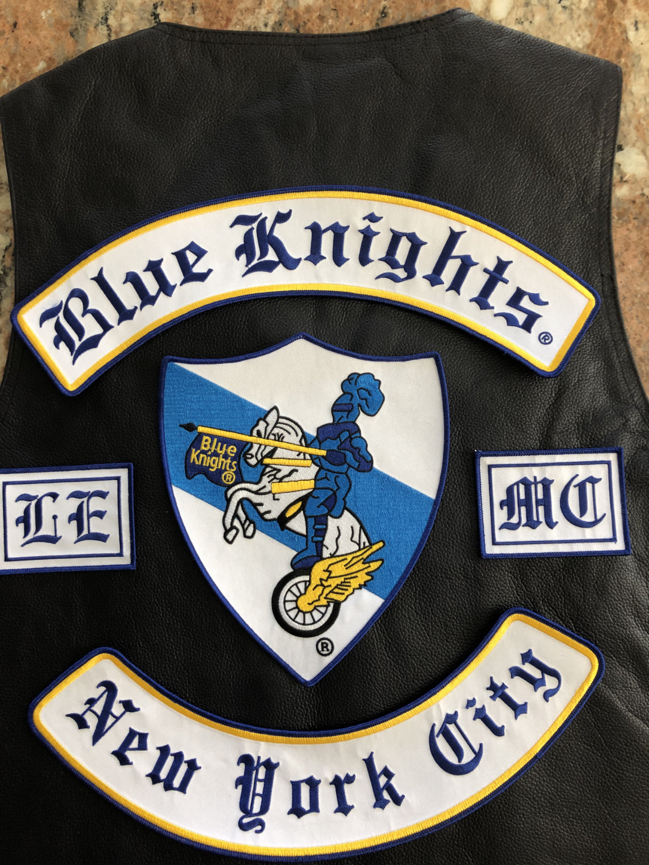 Blue Knights Reflective Rocker Panels