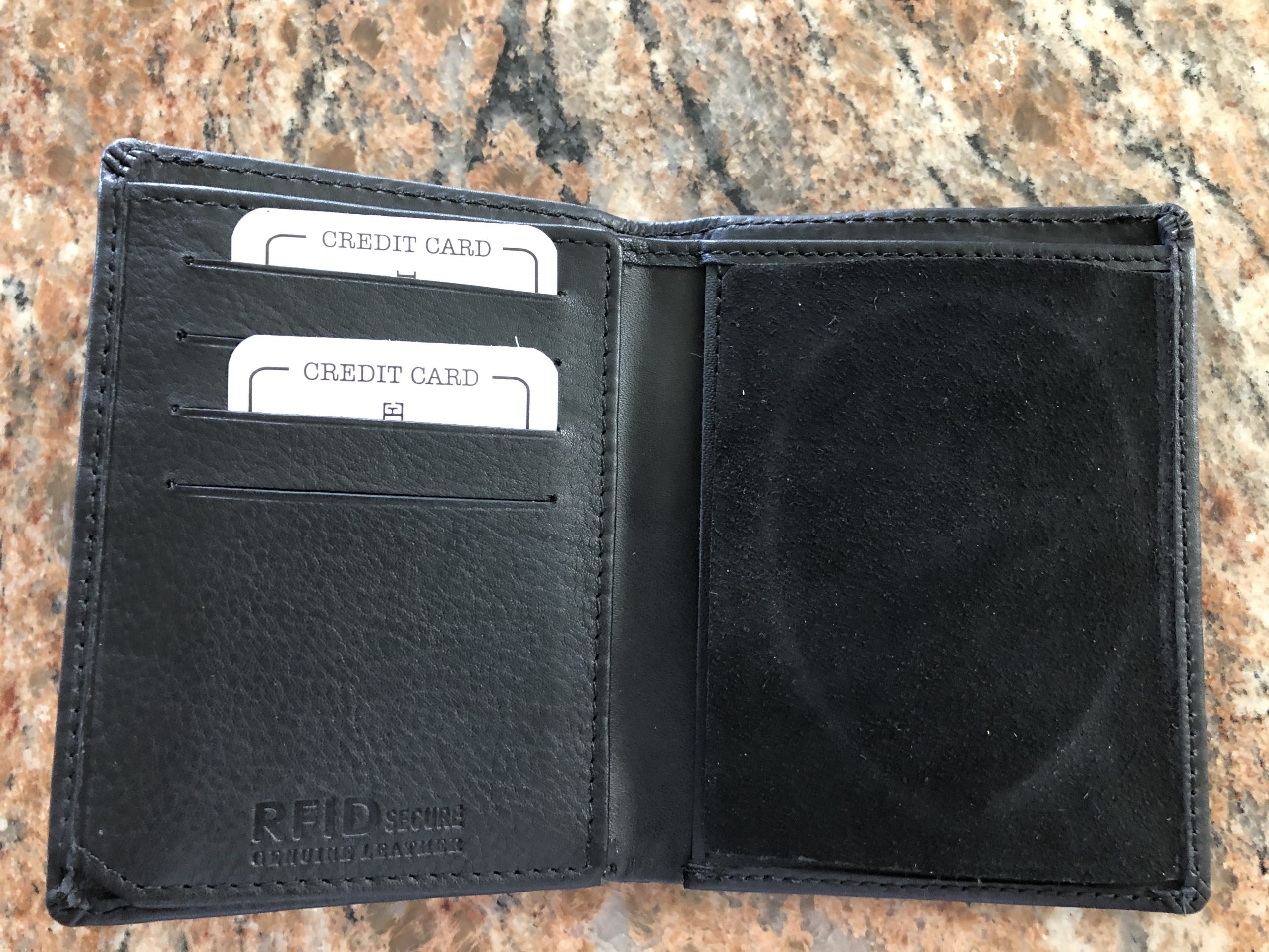 Badge Wallet Genuine Leather Bi-fold RFID Secure · Blueknightsales.com ...