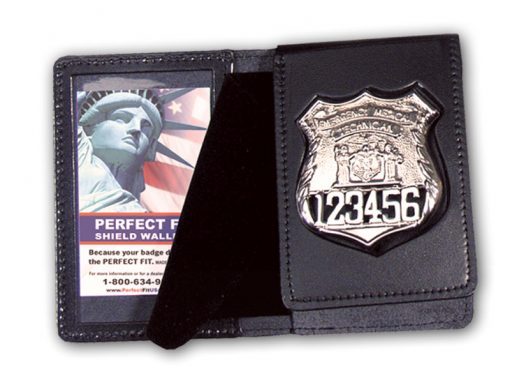 police officer badge wallet