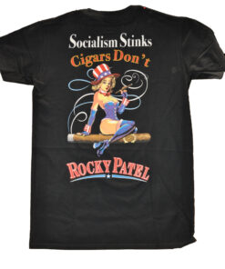 SOCIALISM STINKS BLACK T-SHIRT