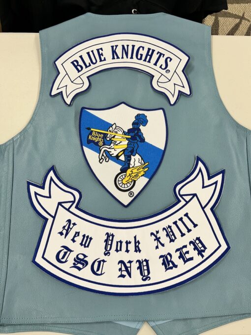 Blue Knights Officer Rocker