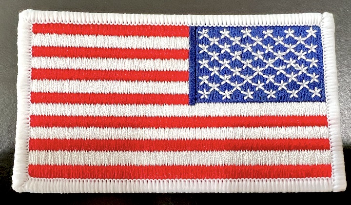 Reverse American Flag Patch