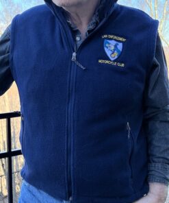 Navy blue Blue Knights fleece vest